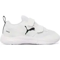 Puma Unisexe, Chaussure de salle, Varion 3 V Jr (34), Blanc, Noir