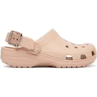 Crocs Sabots enfant Classic Metallic Buckle Clog K filles - Rose - 34 / 35