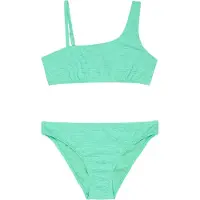 Roxy Hippie Hour Assymetric Bralette Bikini Vert 12 Years Fille
