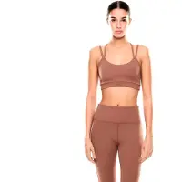 Emporio Armani Brassières de sport EA7 FULLNESS VIGOR7 BRA femmes - Marron - EU M