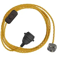 Creative Cables Douille Avec Cordon Snakebis Twisted Shade Ready E27