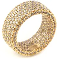 GUESS Infinity Jubr04677 Ring Doré 52 Femme