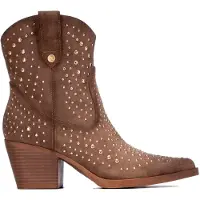 Xti pour femme. 14619201-TAUPE Bottines 146192 taupe (41), 5 à 8 cm, Fermeture éclair, Casuel