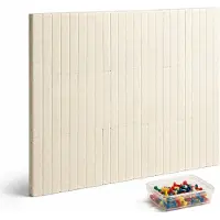 Relaxdays Kit tableau feutre (Tableau d'affichage, 120 x 90 cm)