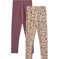 Wheat Leggings 'Jules' beige / vert / violet foncé