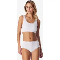 Schiesser Soutien-gorge ' Cotton Lace ' blanc