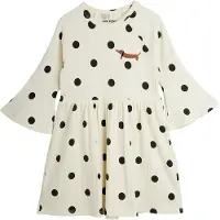 Mini Rodini Robe - Chien - Offwhite - - 4-5 ans (104-110) - Robe