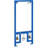 vidaXL Support mural pour système bidet , couleur bleue, 50 x 3 x 112 cm