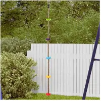 vidaXL Corde d'escalade multicolore 10,5 x 10,5 x 201 cm Polyester