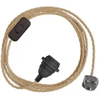 Creative Cables Douille Avec Cordon Snakebis Twisted Shade Ready E14