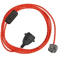 Creative Cables Douille Avec Cordon Snakebis Twisted Shade Ready E27