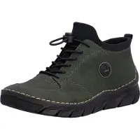 Rieker Baskets basses vert foncé