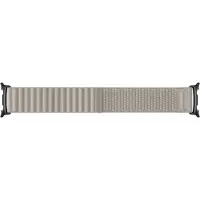 Samsung Bracelet en tissu original pour Galaxy Watch 9 (40/44mm) / Watch 8 (40/44mm) / Classic (46mm) - Taille M/L - Cream
