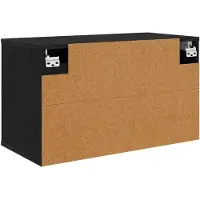 vidaXL Meuble TV mural HEESCH, 69 x 33 x 40 cm, fabriqué en panneaux de particules