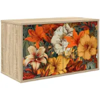 vidaXL Meuble TV mural GENNEP, 69 x 33 x 40 cm, imitation chêne Sonoma