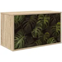 vidaXL Meuble TV mural ELBURG, 69 x 33 x 40 cm, imitation chêne Sonoma