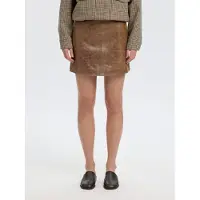 Selected femme Mini-jupe Femme Marron 38