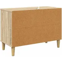 vidaXL Meuble TV OMMEN, 69 x 33 x 50 cm, imitation bois Sonoma