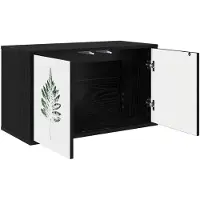 vidaXL Meuble TV mural HANAU, 69 x 33 x 40 cm, fabriqué en panneaux de particules