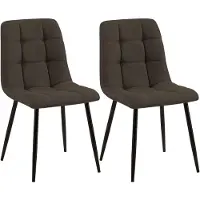 CLP lot de 2 chaises de salle à manger Tilde