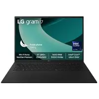 LG Ordinateur Portable gram 17Z90TL 17" Intel Core Ultra 7 16 Go RAM 512 Go SSD Noir Obsidien - Azerty Français