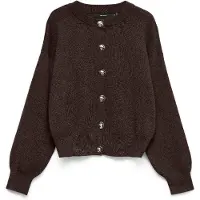 Vero Moda Cardigan 'Noella' brun foncé