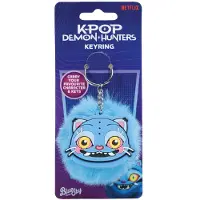 Thumbs Up KPop Demon Hunters : porte-clés pompon Derpy, Bleu, Multicolore