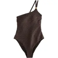 Mint Velvet Maillot de bain modelant brun foncé