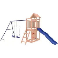 vidaXL Tour de jeux en bois massif de douglas