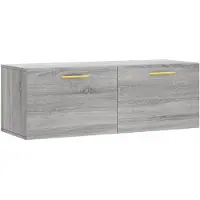 vidaXL Armoire murale Gris Sonoma 100x36,5x35 cm Bois composite