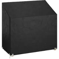 vidaXL Housse de banc de jardin 8 œillets 130x70x70/88 cm polyéthylène
