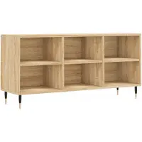 vidaXL Armoire TV Chêne Sonoma 103,5x30x50 cm Bois composite