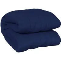 vidaXL Couverture lestée Bleu 220x235 cm 15 kg Tissu