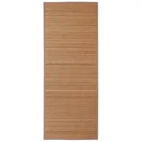 Super Merchant Tapis en bambou marron à latte rectangulaire 120 x 180 cm