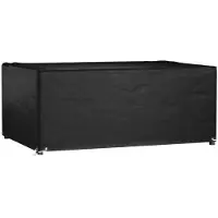 vidaXL Housse de salon de jardin 8 œillets 180x122x75 cm rectangulaire