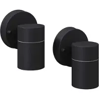 vidaXL Lampes murales extérieures LED 2 pcs. Acier inoxydable Rayonnement descendant