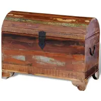 vidaXL Coffre de rangement Bois de récupération massif
