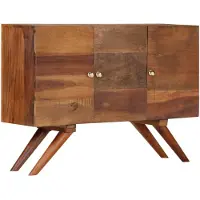 vidaXL Buffet en vieux bois massif brun 110x30x75 cm