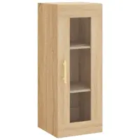 vidaXL Armoire murale chêne Sonoma 34,5x34x90 cm