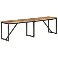 vidaXL Banc 160x35x46 cm bois massif de manguier