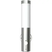 vidaXL Applique murale extérieure avec capteur de mouvement inox