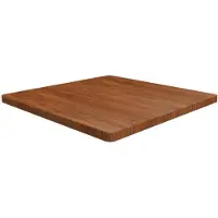 vidaXL Dessus de table carré Marron foncé 90x90x4cm Bois chêne traité
