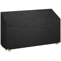vidaXL Housse de banc de jardin 12 œillets 210x70x70/88cm polyéthylène