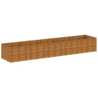 vidaXL Hochbeet 479x100x69 cm Cortenstahl