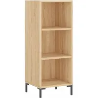 vidaXL Sideboard chêne Sonoma 34,5x32,5x90 cm Matériau dérivé du bois
