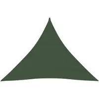 vidaXL Voile d'ombrage 160 g/m² Vert foncé 5x5x5 m PEHD
