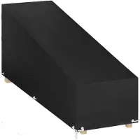 vidaXL Housse de chaise longue 12 œillets 205x75x40/70 cm polyéthylène