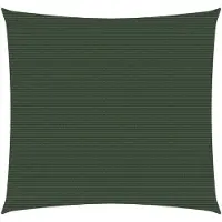 vidaXL Voile D'ombrage 160 G/M² Vert Foncé 4,5x4,5 M Pehd