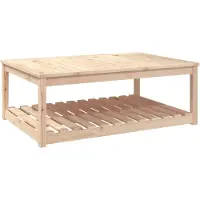 vidaXL Table de jardin 121x82,5x45 cm Pin massif