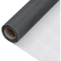vidaXL Moustiquaire en fibre de verre 80x1000 cm Gris